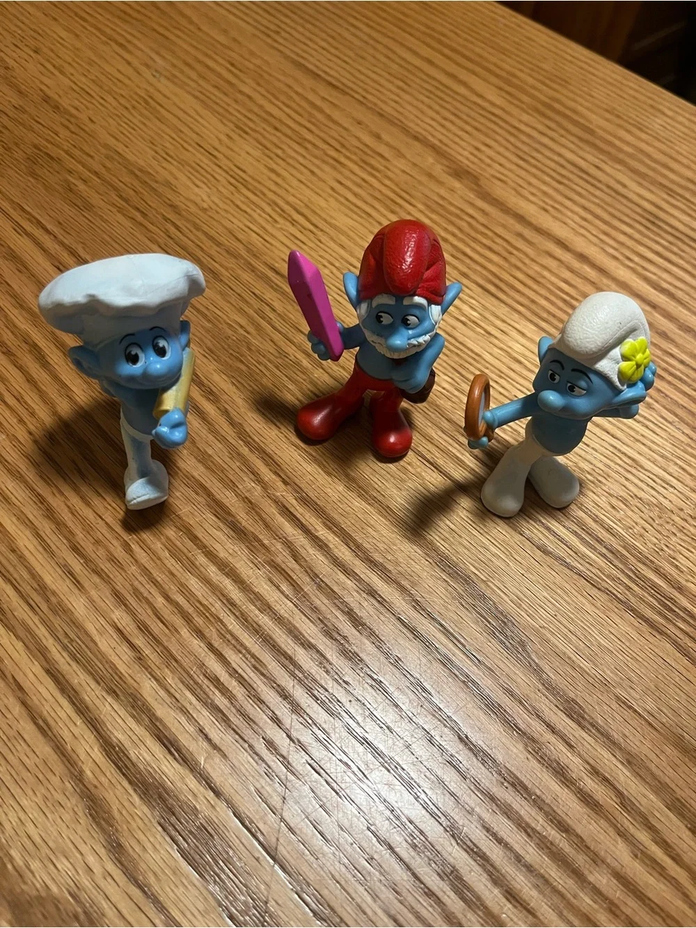 2011-13 Peyo McDonald's Happy Meal Toy Smurfs Lot Of 3